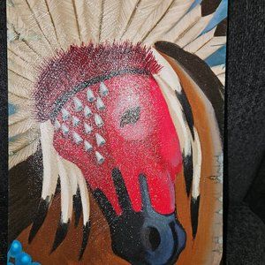 War horse home wall art